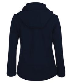 Rückansicht von Westfjord Eldfjall XT Softshelljacke Damen Marineblau / Minze