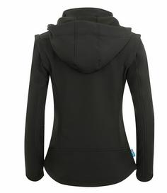 Rückansicht von Westfjord Eldfjall XT Softshelljacke Damen Schwarz