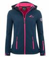 Westfjord Eldfjall Softshelljacke Damen - Marineblau / Magenta