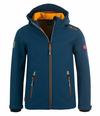 Trollkids Trollfjord Softshelljacke Kinder - Mystisches Blau/Goldgelb