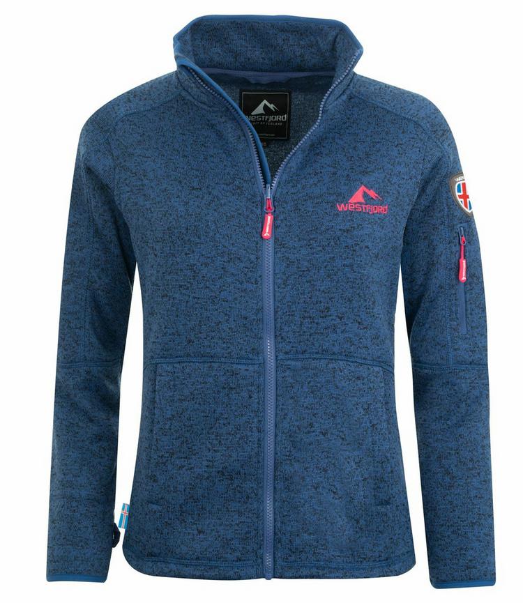 Westfjord Westfjord Katla Fleecejacke Damen - Marineblau / Magenta - 0 | SportScheck