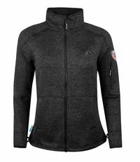 Westfjord Katla Fleecejacke Damen - Schwarz/Anthrazit