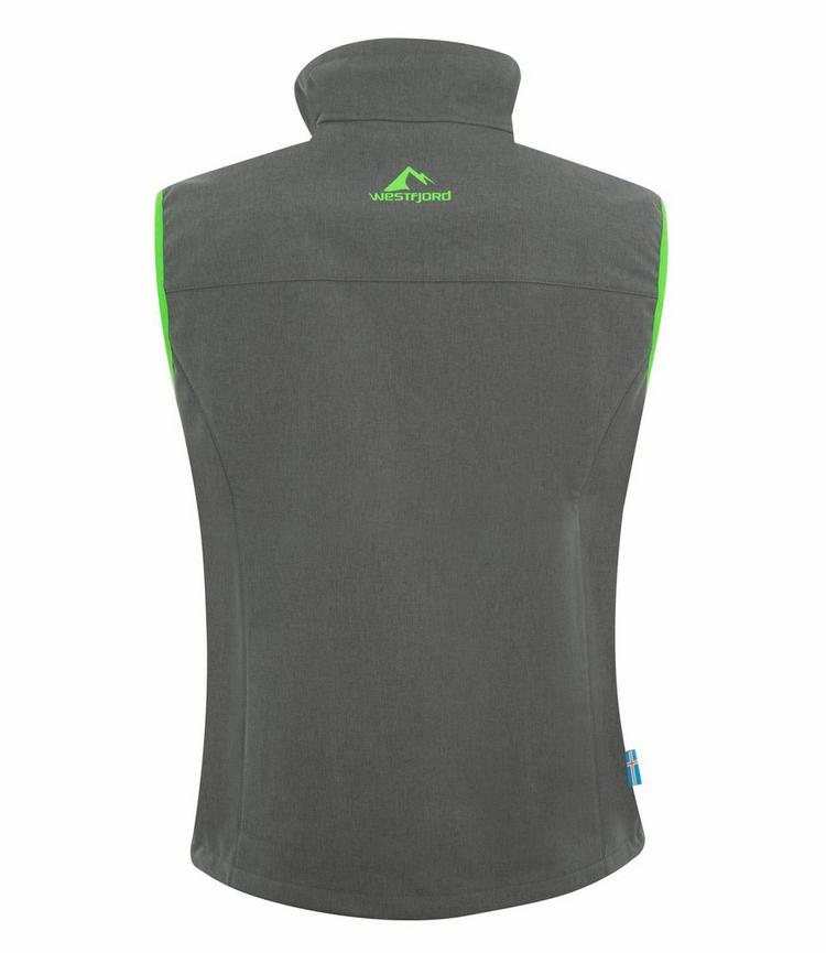 Westfjord Westfjord Eldfjall Outdoorweste Herren - Grau / Hellgr&uuml;n - 0 | SportScheck