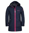 Trollkids Lillehammer Regenjacke M&auml;dchen - Marineblau/Magenta