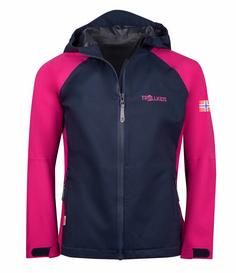 Trollkids Haugesund Regenjacke Kinder Marineblau/Magenta