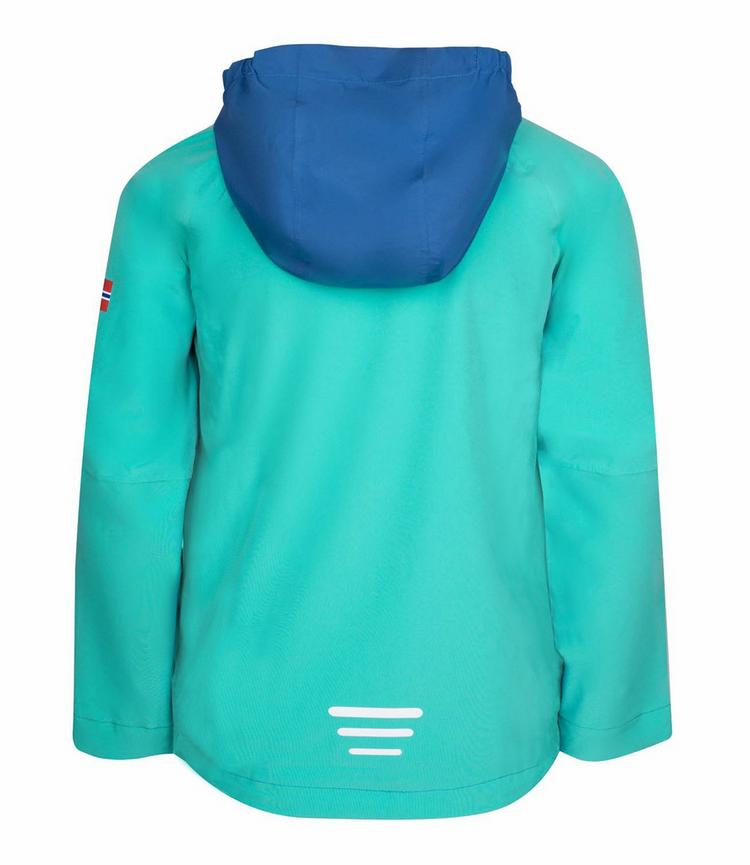 Trollkids Trollkids Haugesund Regenjacke M&auml;dchen - Mitternachtsblau / Minze dunkel - 0 | SportScheck