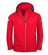 Trollkids Kvalvika Softshelljacke Kinder - Rot/Delphinblau