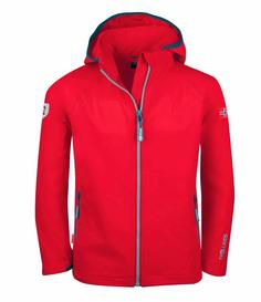 Trollkids Kvalvika Softshelljacke Kinder Rot/Delphinblau