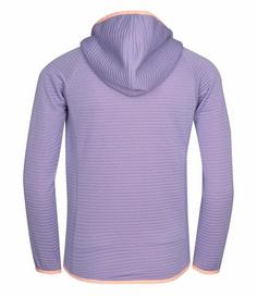 Rückansicht von Trollkids Sogndal Fleecejacke Kinder Lavender/Aprikose