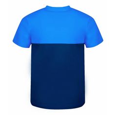 Rückansicht von Trollkids Bergen T-Shirt Kinder Marineblau / Mittelblau