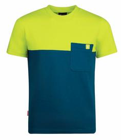 Trollkids Bergen T-Shirt Kinder Petrolgrün/Lime