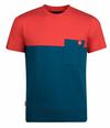 Trollkids Bergen T-Shirt Kinder - Petrolblau/Rot