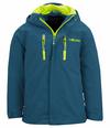 Trollkids Sognefjord PRO Regenjacke Kinder - Petrolgr&uuml;n/Lime