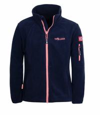 Trollkids Arendal PRO Fleecejacke Kinder - Marine/Antikrosa
