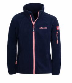 Trollkids Arendal PRO Fleecejacke Kinder Marine/Antikrosa