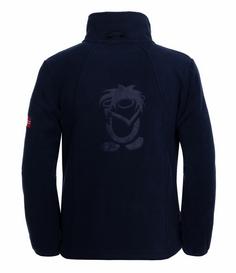 Rückansicht von Trollkids Arendal PRO Fleecejacke Kinder Marine/Antikrosa