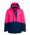 Trollkids Skanden Doppeljacke M&auml;dchen - Marineblau/Magenta