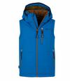 Trollkids Narvik XT Outdoorweste Kinder - Azurblau/Bronze