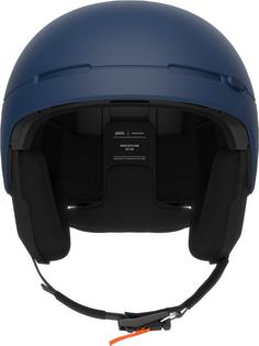 Rückansicht von POC Meninx Skihelm lead blue matt