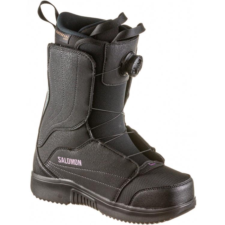 Salomon Salomon PEARL BOA Snowboard Boots Damen - black-black-royal lilac - 0 | SportScheck