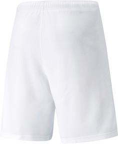 Rückansicht von PUMA teamRISE Fußballshorts Herren puma white-puma black