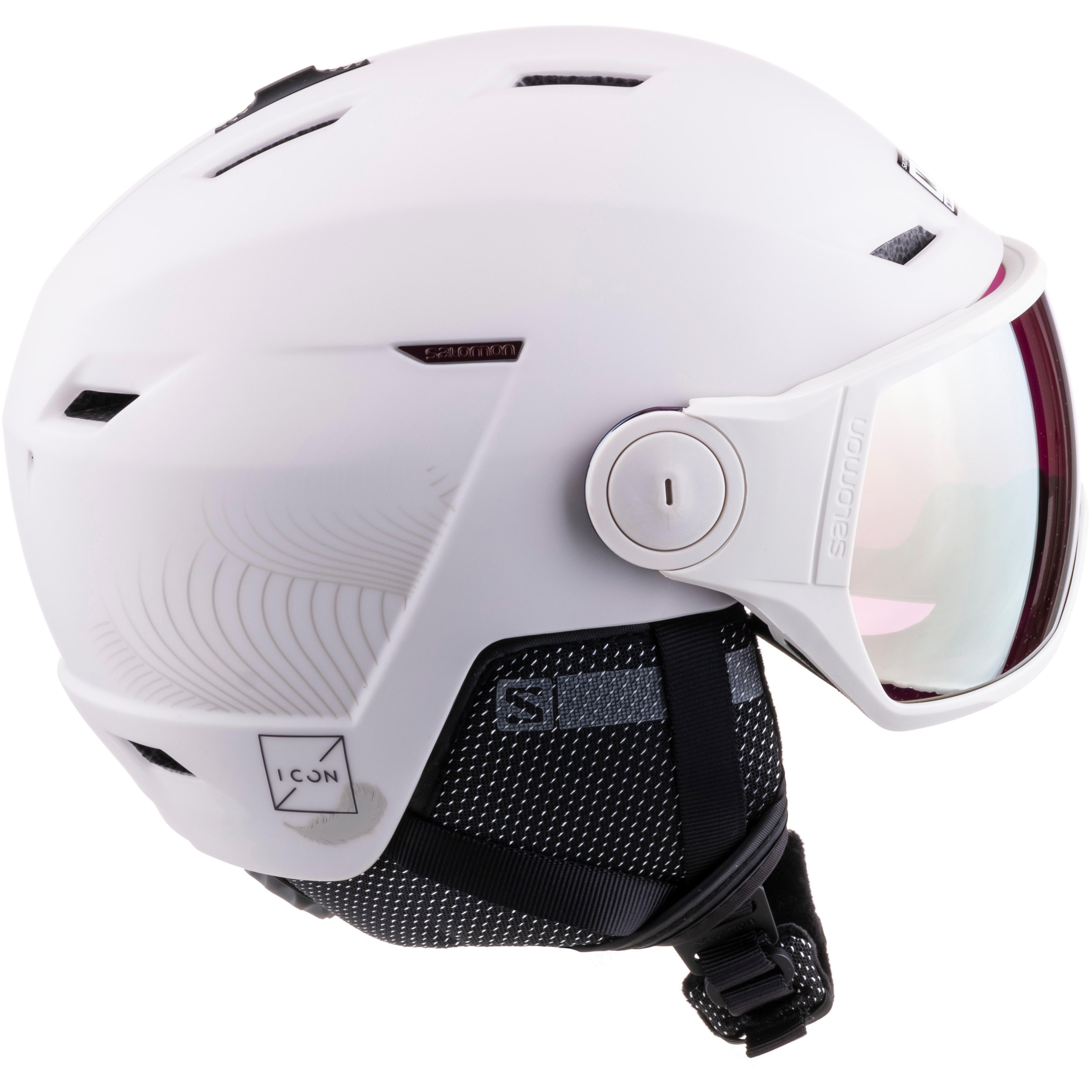 Salomon Icon Lt Visor Sigma Skihelm Damen Rainy Day Im Online Shop Von Sportscheck Kaufen