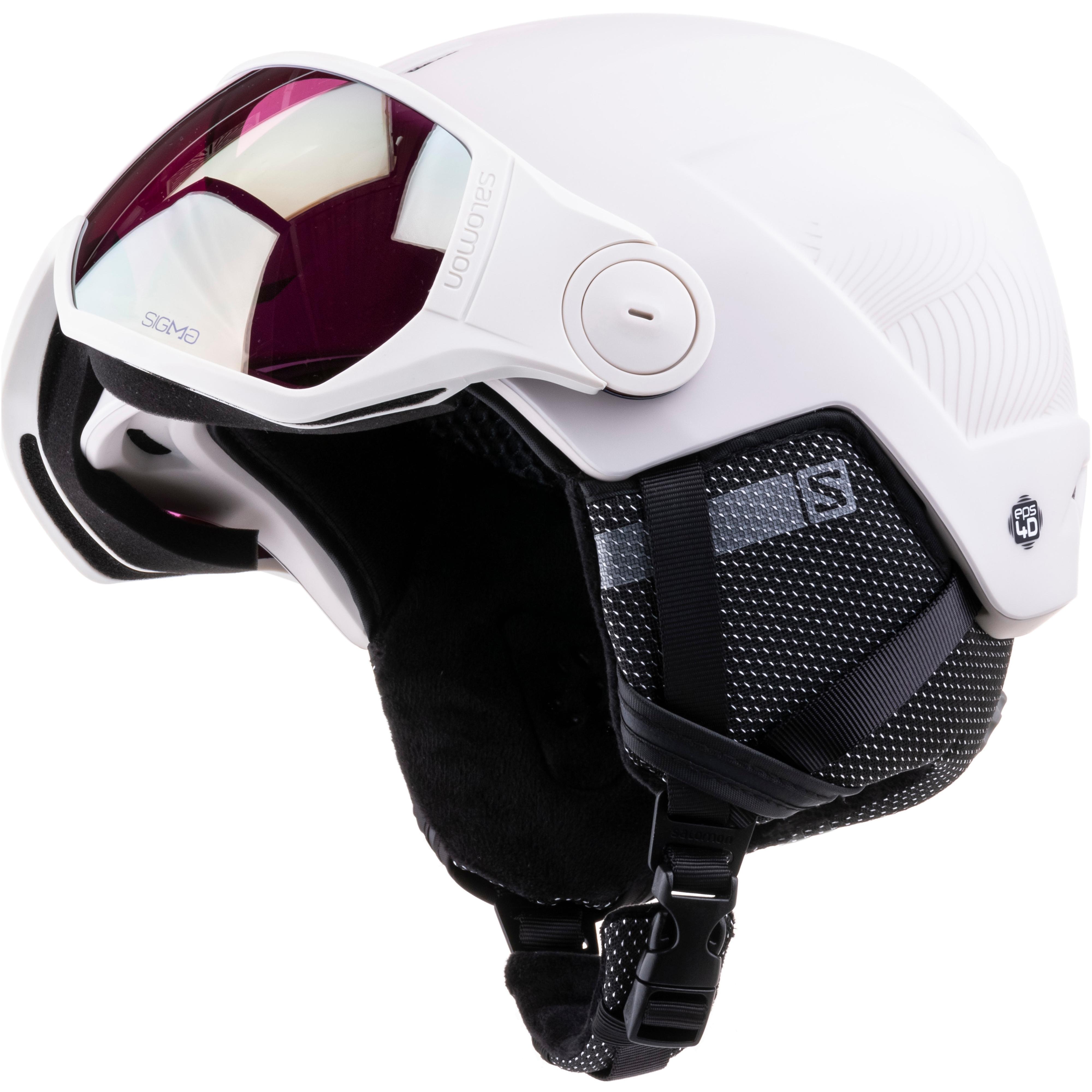 Salomon Icon Lt Visor Sigma Skihelm Damen Rainy Day Im Online Shop Von Sportscheck Kaufen