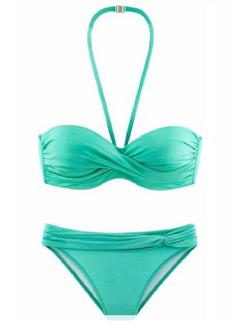 Lascana Lascana B&uuml;gel-Bandeau-Bikini Bikini Set Damen - mint - 0 | SportScheck
