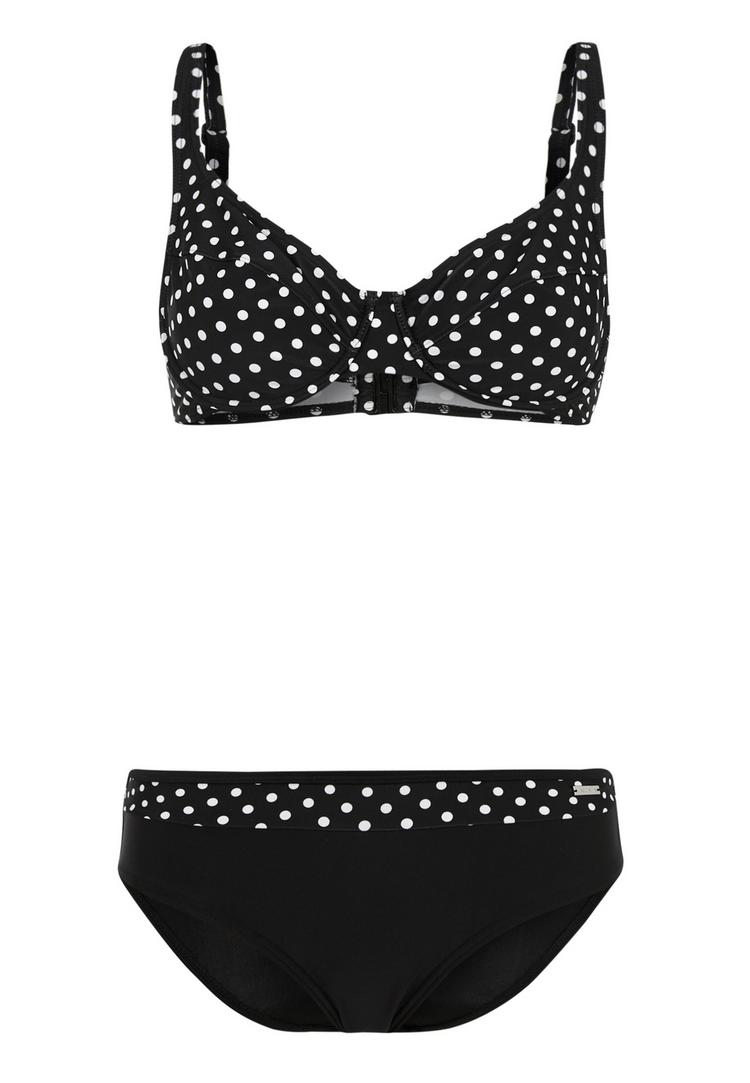 Lascana Lascana B&uuml;gel-Bikini Bikini Set Damen - schwarz-wei&szlig; - 0 | SportScheck