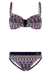 Lascana B&uuml;gel-Bikini Bikini Set Damen - schwarz-bunt