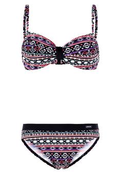 Lascana Bügel-Bikini Bikini Set Damen schwarz-bunt