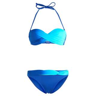 Lascana Bügel-Bandeau-Bikini Bikini Set Damen blau-türkis