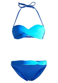 Lascana Bügel-Bandeau-Bikini Bikini Set Damen blau-türkis