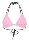 Buffalo Triangel-Bikini-Top Bikini Oberteil Damen - rosa-schwarz