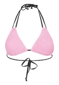 Buffalo Triangel-Bikini-Top Bikini Oberteil Damen - rosa-schwarz