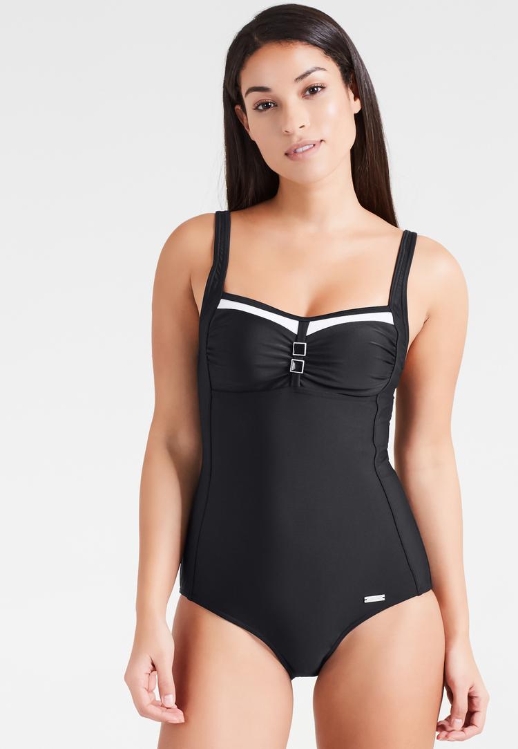 Lascana Lascana Badeanzug Badeanzug Damen - schwarz - 1 | SportScheck