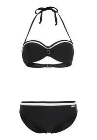Lascana B&uuml;gel-Bandeau-Bikini Bikini Set Damen - schwarz
