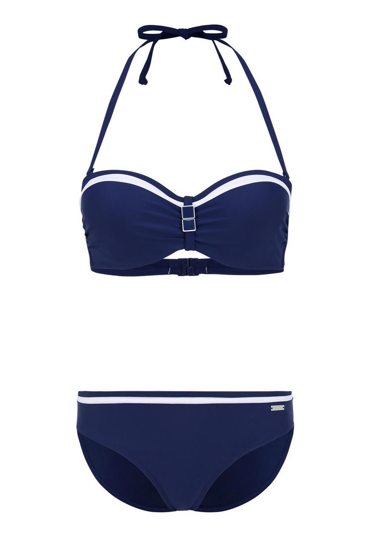 Lascana Lascana B&uuml;gel-Bandeau-Bikini Bikini Set Damen - marine - 0 | SportScheck