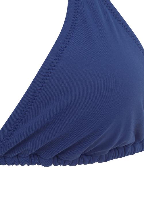 Rückansicht von Buffalo Triangel-Bikini-Top Bikini Oberteil Damen blau