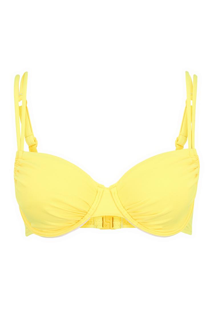 Buffalo Buffalo B&uuml;gel-Bikini-Top Bikini Oberteil Damen - gelb - 0 | SportScheck