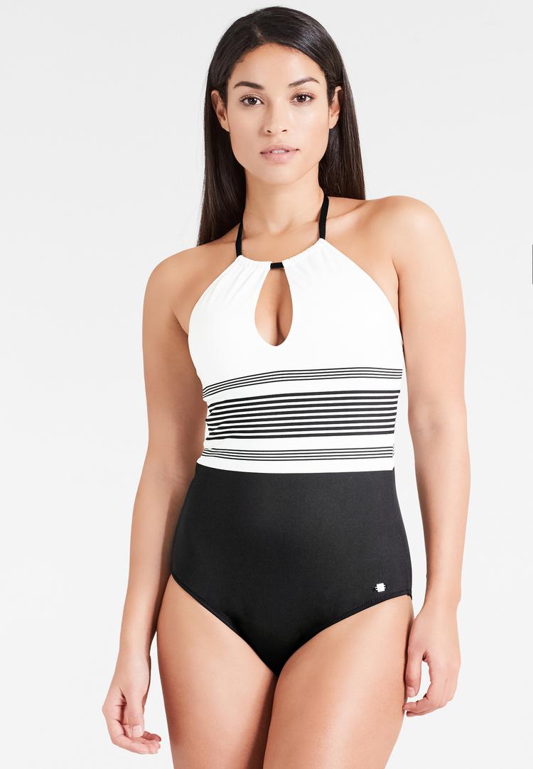 JETTE JETTE Badeanzug Badeanzug Damen - schwarz-wei&szlig; - 1 | SportScheck