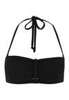 Buffalo Bandeau-Bikini-Top Bikini Oberteil Damen - schwarz