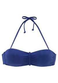 Buffalo Bandeau-Bikini-Top Bikini Oberteil Damen - blau