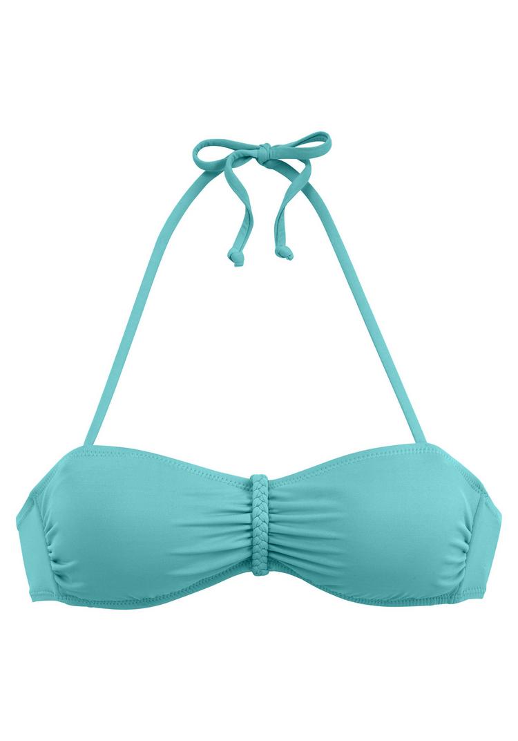 Buffalo Buffalo Bandeau-Bikini-Top Bikini Oberteil Damen - t&uuml;rkis - 0 | SportScheck