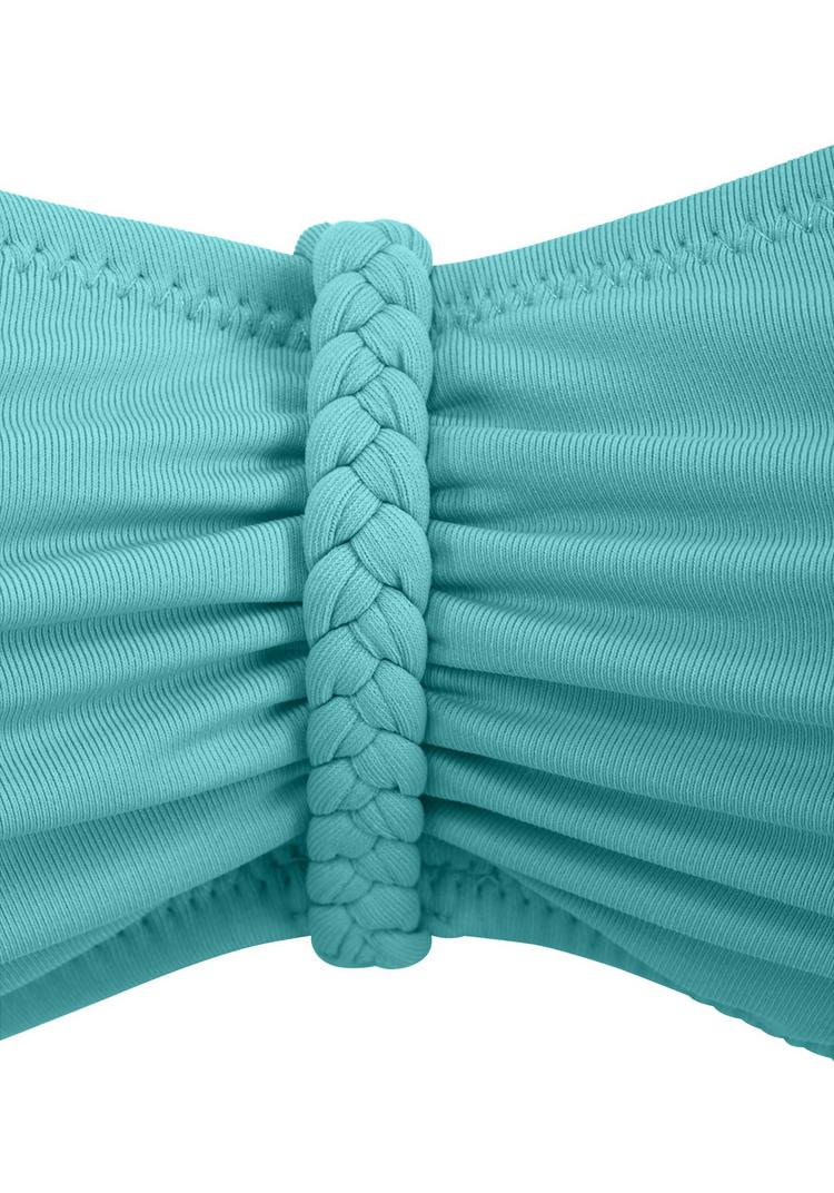Buffalo Buffalo Bandeau-Bikini-Top Bikini Oberteil Damen - t&uuml;rkis - 0 | SportScheck