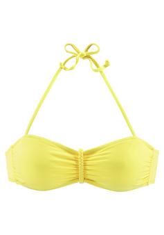 Buffalo Bandeau-Bikini-Top Bikini Oberteil Damen gelb