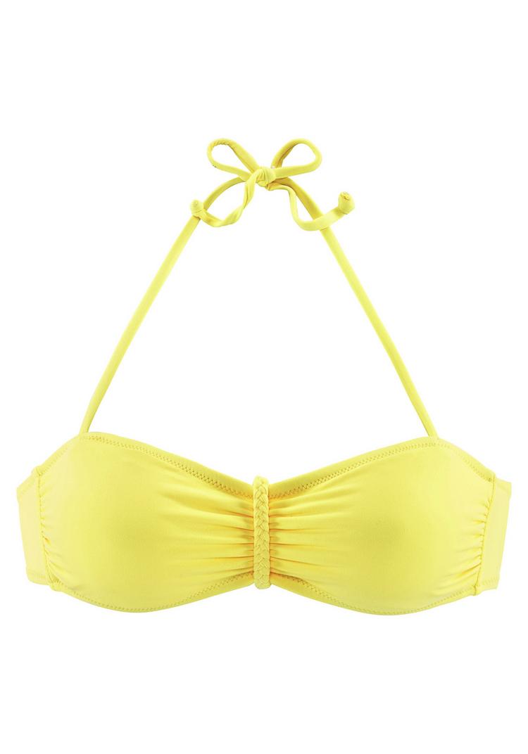 Buffalo Buffalo Bandeau-Bikini-Top Bikini Oberteil Damen - gelb - 0 | SportScheck