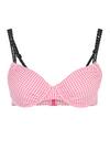 Buffalo B&uuml;gel-Bikini-Top Bikini Oberteil Damen - rosa-schwarz