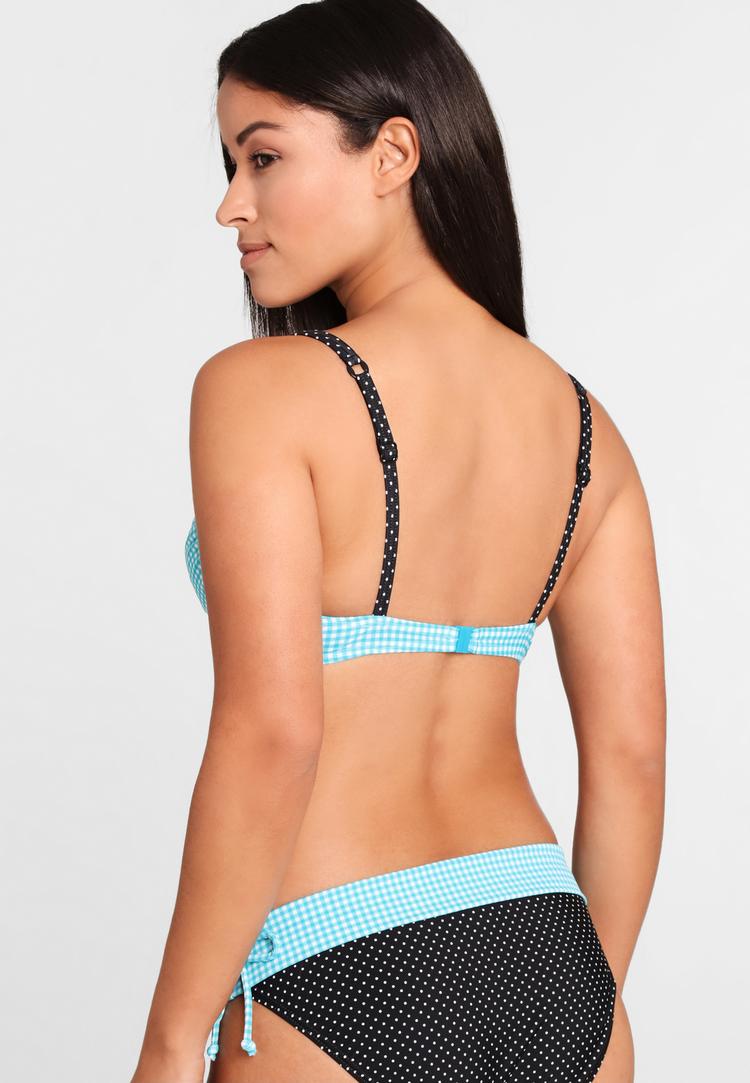 Buffalo Buffalo B&uuml;gel-Bikini-Top Bikini Oberteil Damen - t&uuml;rkis-schwarz - 2 | SportScheck