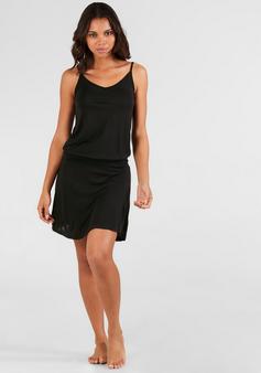 Rückansicht von BEACH TIME Strandkleid Tr&auml;gerkleid Damen schwarz